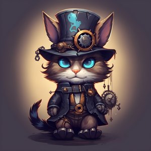 lindo gato antropomorfo 1