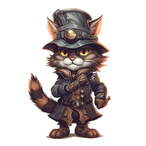 lindo gato antropomorfo 3