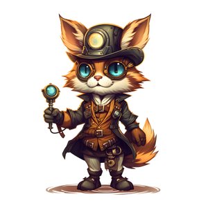 lindo gato antropomorfo 4