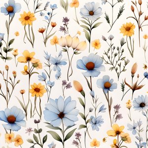 aquarell boho floral flores silvestres 2