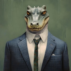 un cocodrilo de cómic 1