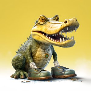 un cocodrilo de cómic 4