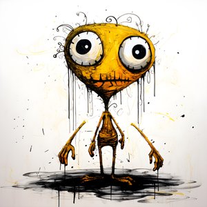 personaje de dibujos animados amarillo 3