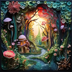 caprichoso escondite en el bosque 3