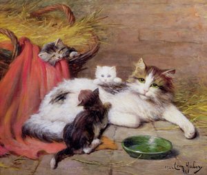 Gato con Gatitos, 1924