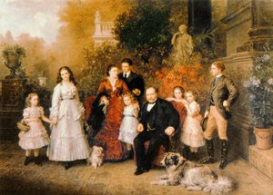 Familia del empresario B. H. Strousberg
