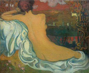 Desnudo al anochecer, ca. 1892