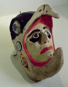 Máscara de guerrero águila