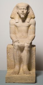 Estatuilla de Hapidefai piedra caliza