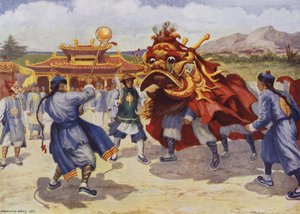 Ceremonia de muerte cerca de Tientsin