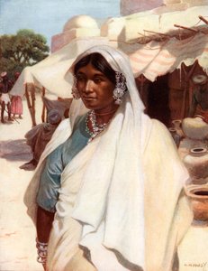 Mujer de la India Oriental