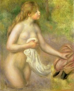 Desnudo en el arroyo