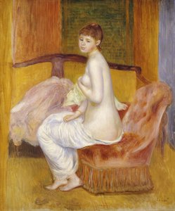 Desnudo sentado, descansando, 1885