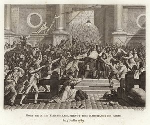 La muerte de Jacques de Flesselles