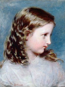 Cabeza de una niña, 1860