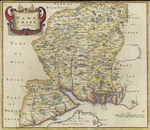 Mapa de Hampshire