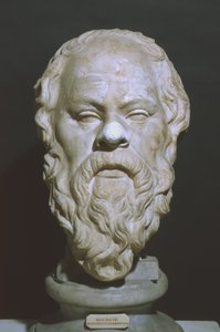 Cabeza de Sócrates (mármol)