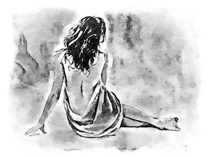 Mujer después del baño