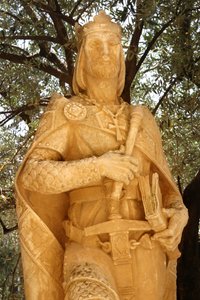 Estatua de Alfonso X (1221-84) El Sabio