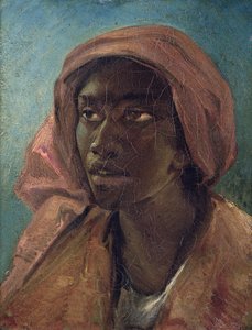 Una joven mujer negra