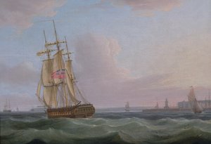 Embarcaciones frente a Dover, c.1760