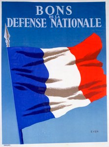 Bonos de la Defensa Nacional, cartel francés, c. 1944