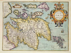 Mapa de Escocia, Miliaria Scotia