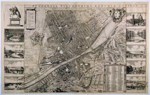 Mapa de la ciudad de Florencia