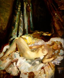 Desnudo (óleo sobre lienzo)