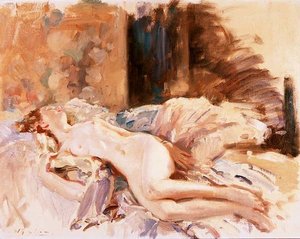 Desnudo recostado