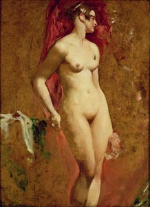 Desnudo de pie
