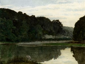 Paisaje con Garza, 1868