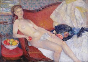 Desnudo con Manzana