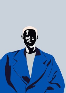 Abrigo azul