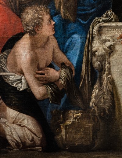 Unción de David, detalle de (1528 88) Veronese