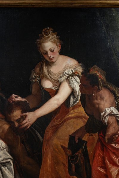 Judith con la cabeza de Holofernes, detalle de (1528 88) Veronese