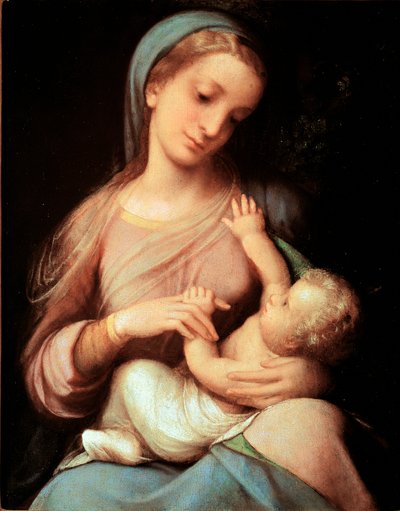Virgen y Niño de (c.1489 1534) Correggio