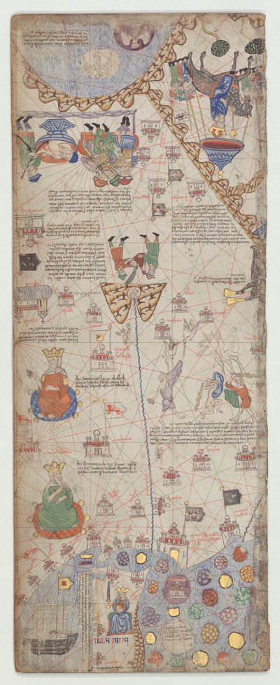 Atlas Catalán, Hoja 11, 1375 de Abraham Cresques