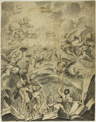 La resurrección de los muertos de Abraham Jansz. van Diepenbeeck