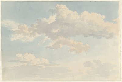 Nubes contra el cielo azul de Abraham Teerlink