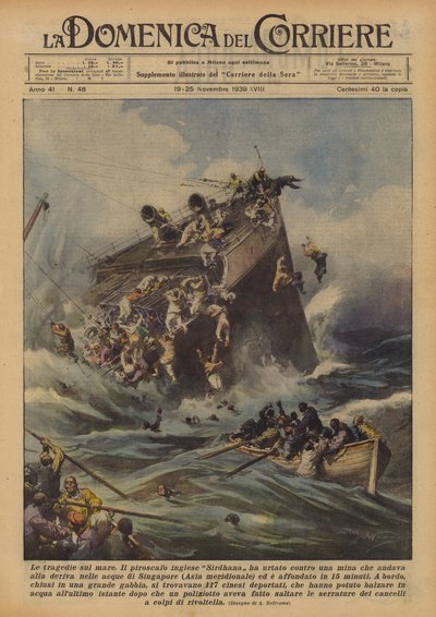 Las tragedias en el mar de Achille Beltrame