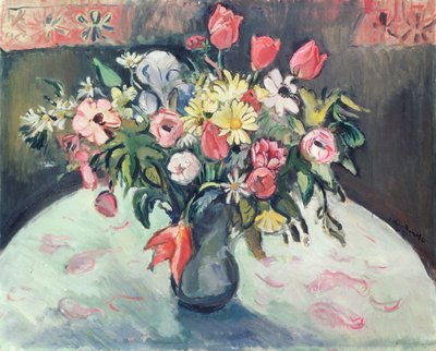 Tulipanes y margaritas de Achille Emile Othon Friesz