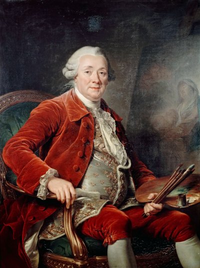 Retrato de Charles-Amédée-Philippe van Loo de Adelaide Labille Guiard