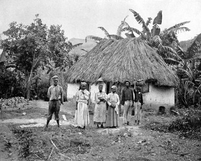 Cabaña de negros, Jamaica, c. 1905 de Adolphe Duperly and Son