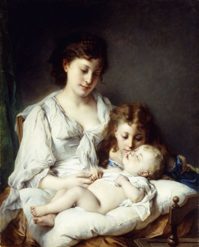 Afecto maternal de Adolphe Jourdan