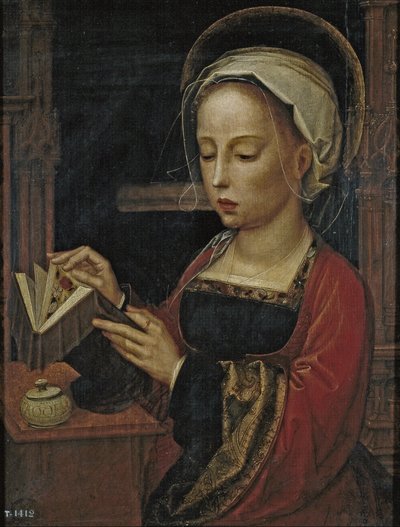 María Magdalena leyendo de Adriaen Isenbrandt or Isenbrant