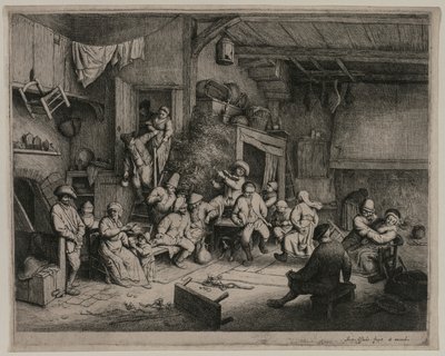 El baile en la posada de Adriaen van Ostade