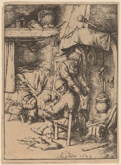 El pater familias de Adriaen van Ostade