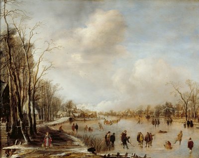 Paisaje de invierno, 1645 de Aert van der Neer