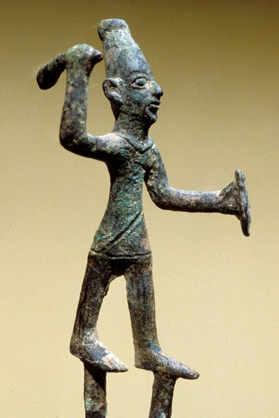 Figura de Baal, Cananeo (bronce) de Age Bronze
